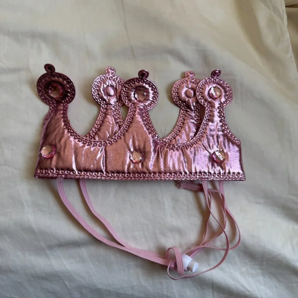 EUC Ministry of Rascals Pet Princess Dog Costume, Pink Dress with Tiara, Large